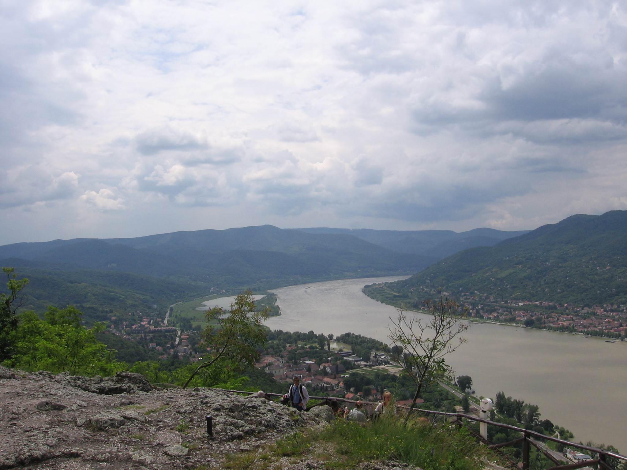 The Danube divides Budapest