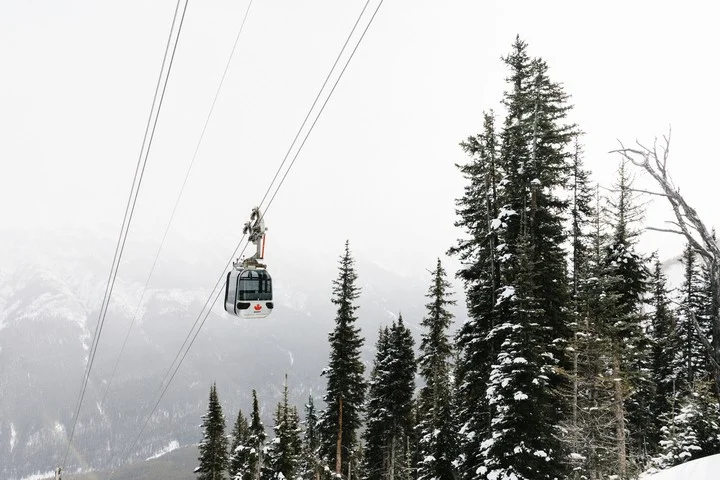 Gondolas in Banff and Lake Louise
