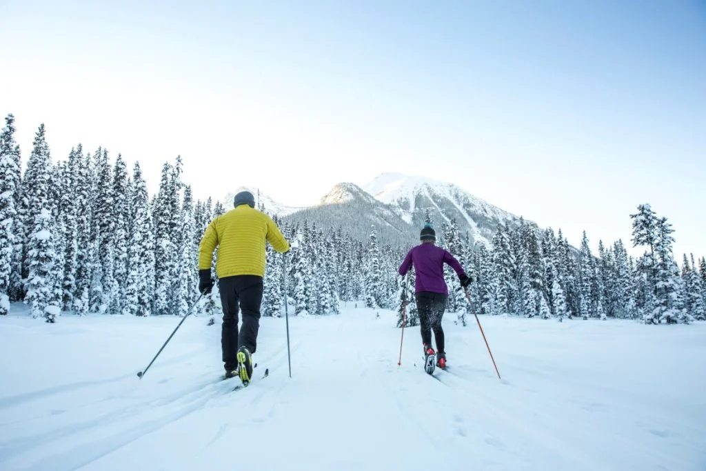 Skiing in Banff