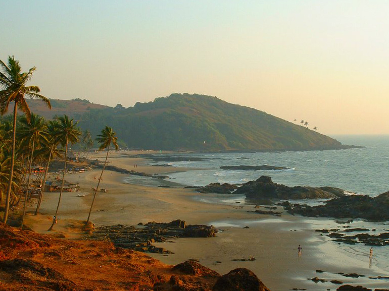India_Goa_Vagator_Beach_General_view