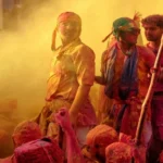 Holi Celebration in Mathura