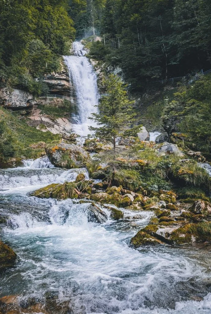 Waterfalls in Switzerland